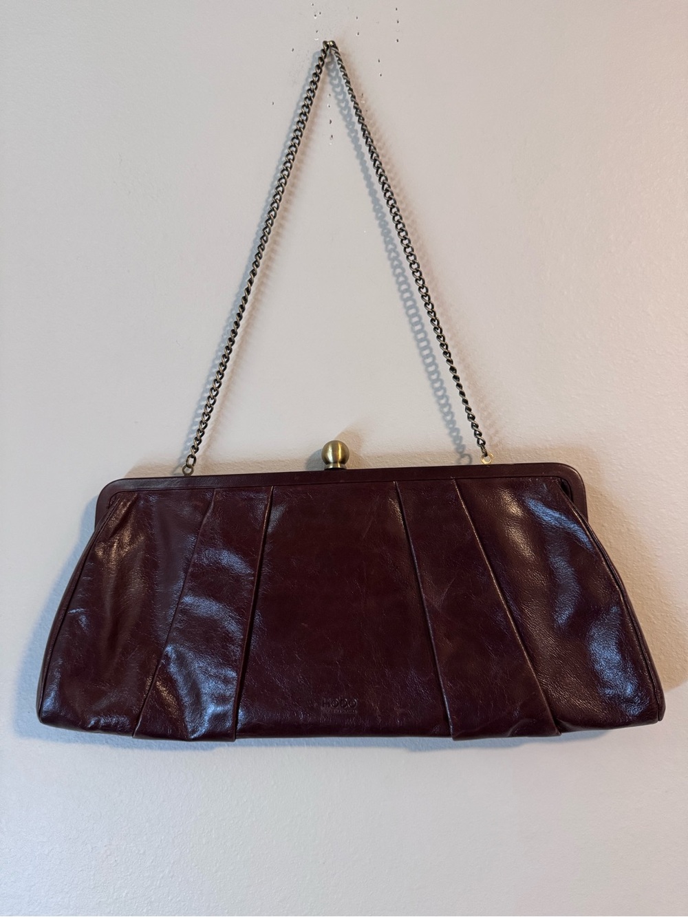 Hobo International Pleated Kisslock Shoulder Bag